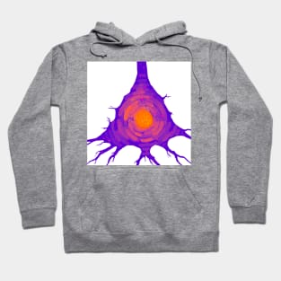 Pyramidal neuronal cell with endoplasmatic reticulum Hoodie